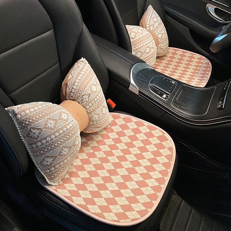 Jednostavna modna nova mašna Lumbalna kralježnica automobila oko struka, vrat, jastuk, naslon za glavu, ukrasi za unutrašnjost automobila