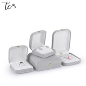 Gyűrűs ajándékcsomagoló doboz csecsebecsés doboz nyaklánc fülbevaló tartó ékszer kijelző és csomagolás De Joyas Para Colgar