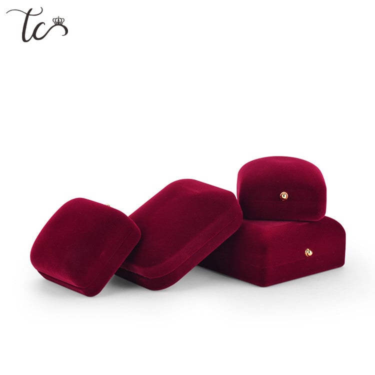 Gyűrűs ajándékcsomagoló doboz csecsebecsés doboz nyaklánc fülbevaló tartó ékszer kijelző és csomagolás De Joyas Para Colgar