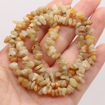 Nove perle od prirodnog kamena citrina 5-8 mm nepravilne šljunčane perle za izradu nakita DIY pribor za ogrlicu, narukvice, veleprodaja