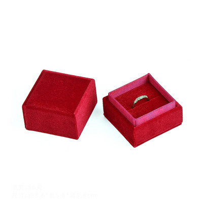 Baršunasta kutija Samtana kutija za drangulije Kutija za vjenčane darove Zaručnička kutija za prijedloge za prstene Držač za ogrlicu Spremnik Pakiranje za privjeske