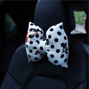 Προσκέφαλο αυτοκινήτου Χαριτωμένο γυναικείο μαξιλάρι μέσης κεράσι Δημιουργικό μαξιλάρι κεφαλής αυτοκινήτου Διακοσμήσεις για λαιμόκοψη