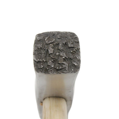 Fém virág textúrájú kalapács Silversmith Mallet Puncher kézműves ékszernyomtató eszköz