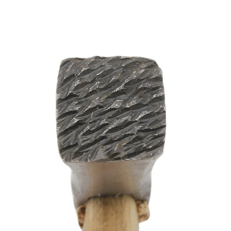 Fém virág textúrájú kalapács Silversmith Mallet Puncher kézműves ékszernyomtató eszköz