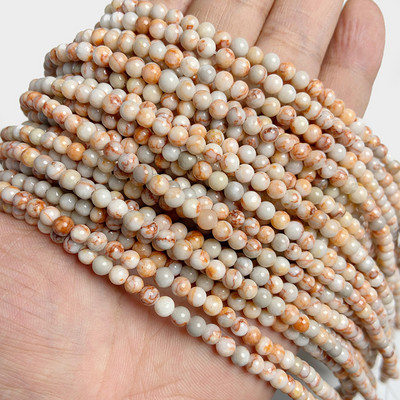 4 mm prirodni ružičasti rhdonite Agat Jaspers kamene perle Okrugle žadne kuglice labave razmaknice za izradu nakita DIY narukvica Accessori 15''