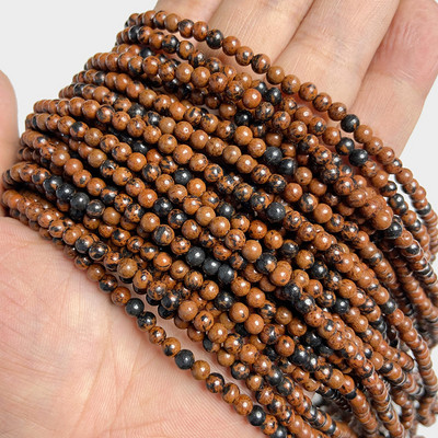 4 mm prirodni ružičasti rhdonite Agat Jaspers kamene perle Okrugle žadne kuglice labave razmaknice za izradu nakita DIY narukvica Accessori 15''