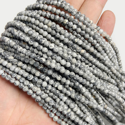 4 mm prirodni ružičasti rhdonite Agat Jaspers kamene perle Okrugle žadne kuglice labave razmaknice za izradu nakita DIY narukvica Accessori 15''