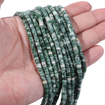 Novi dolazak Perle od ružičastog kamena Prirodni ružičasti kvarc Žad Jaspis Rondelle oblika Rasute perle za pribor za izradu nakita 2x4 mm