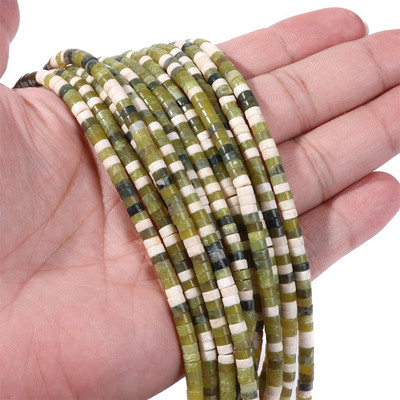 Novi dolazak Perle od ružičastog kamena Prirodni ružičasti kvarc Žad Jaspis Rondelle oblika Rasute perle za pribor za izradu nakita 2x4 mm