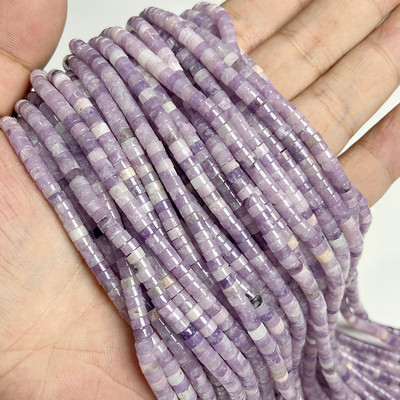 Novi dolazak Perle od ružičastog kamena Prirodni ružičasti kvarc Žad Jaspis Rondelle oblika Rasute perle za pribor za izradu nakita 2x4 mm