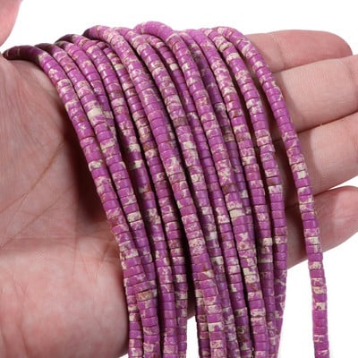 Novi dolazak Perle od ružičastog kamena Prirodni ružičasti kvarc Žad Jaspis Rondelle oblika Rasute perle za pribor za izradu nakita 2x4 mm