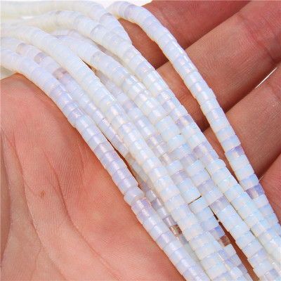 Novi dolazak Perle od ružičastog kamena Prirodni ružičasti kvarc Žad Jaspis Rondelle oblika Rasute perle za pribor za izradu nakita 2x4 mm