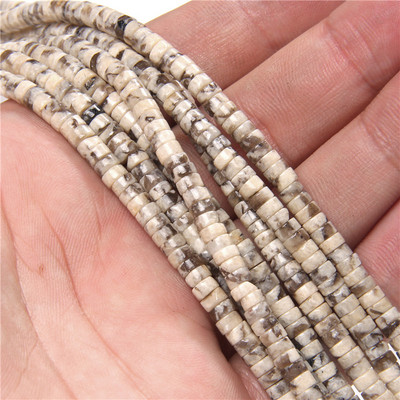 Novi dolazak Perle od ružičastog kamena Prirodni ružičasti kvarc Žad Jaspis Rondelle oblika Rasute perle za pribor za izradu nakita 2x4 mm