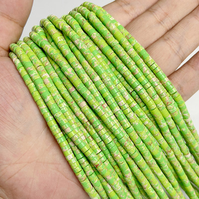 Novi dolazak Perle od ružičastog kamena Prirodni ružičasti kvarc Žad Jaspis Rondelle oblika Rasute perle za pribor za izradu nakita 2x4 mm