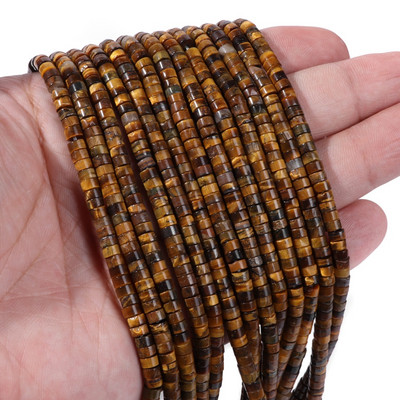 Novi dolazak Perle od ružičastog kamena Prirodni ružičasti kvarc Žad Jaspis Rondelle oblika Rasute perle za pribor za izradu nakita 2x4 mm