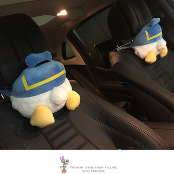 Cartoon βελούδινο μαξιλάρι αυτοκινήτου Μαξιλάρι οσφυϊκής υποστήριξης Cartoon Cute Creative Μαξιλάρι για το προσκέφαλο αυτοκινήτου