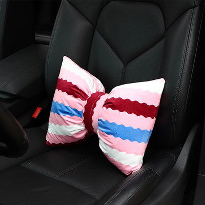 Novi jastuk za naslon za glavu automobila, slatka šarena duga, kreativni jastuk za vrat za automobil, lumbalni jastuk za pojas, unutarnja dekoracija automobila