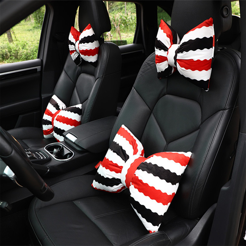 Novi jastuk za naslon za glavu automobila, slatka šarena duga, kreativni jastuk za vrat za automobil, lumbalni jastuk za pojas, unutarnja dekoracija automobila