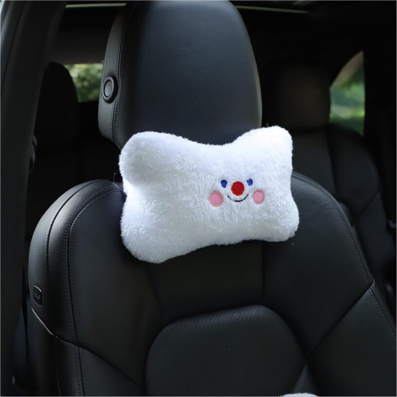 Nova zima, jesen, slatki crtani osmijeh, plišani ukrasi za unutrašnjost automobila, jastuk za oko struka i vrata