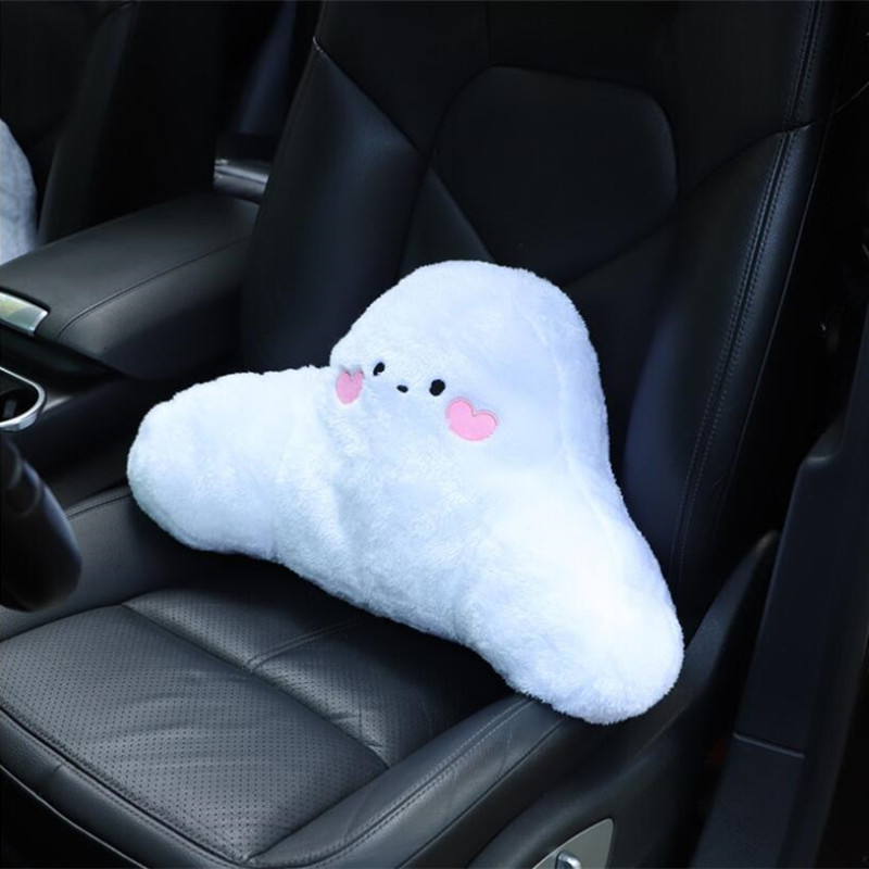Nova zima, jesen, slatki crtani osmijeh, plišani ukrasi za unutrašnjost automobila, jastuk za oko struka i vrata