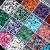 2*6MM odstojne perle od prirodnog kamena Agates tigrovo oko Jades Heishi plosnate kopče u obliku labave perle za nakit DIY narukvica ogrlica