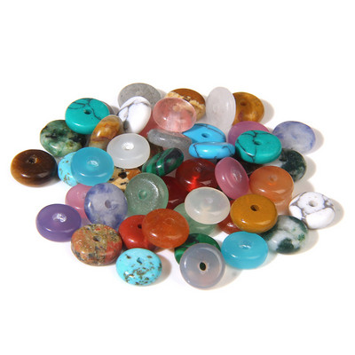 2*6MM odstojne perle od prirodnog kamena Agates tigrovo oko Jades Heishi plosnate kopče u obliku labave perle za nakit DIY narukvica ogrlica