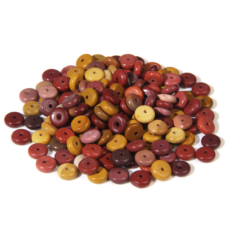 2*6MM odstojne perle od prirodnog kamena Agates tigrovo oko Jades Heishi plosnate kopče u obliku labave perle za nakit DIY narukvica ogrlica