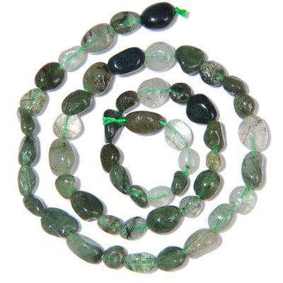 6-8MM természetes szabálytalan kavicsos kőgyöngy Agát amazonit ametiszt fluorit gyöngy ékszerkészítéshez barkácsolás karkötő kiegészítők
