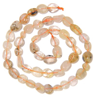 6-8MM természetes szabálytalan kavicsos kőgyöngy Agát amazonit ametiszt fluorit gyöngy ékszerkészítéshez barkácsolás karkötő kiegészítők