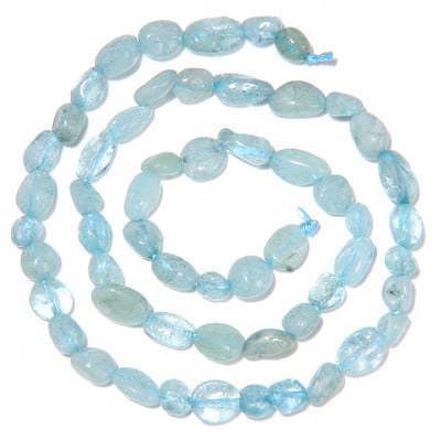 6-8MM természetes szabálytalan kavicsos kőgyöngy Agát amazonit ametiszt fluorit gyöngy ékszerkészítéshez barkácsolás karkötő kiegészítők