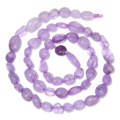 6-8MM természetes szabálytalan kavicsos kőgyöngy Agát amazonit ametiszt fluorit gyöngy ékszerkészítéshez barkácsolás karkötő kiegészítők