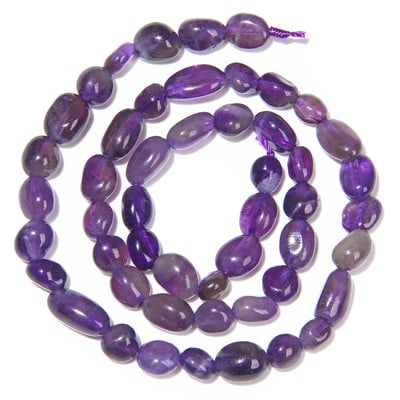6-8MM természetes szabálytalan kavicsos kőgyöngy Agát amazonit ametiszt fluorit gyöngy ékszerkészítéshez barkácsolás karkötő kiegészítők