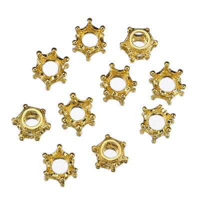 20db 14x6mm-es koronás varázslatok európai stílusú antik bronz/arany színű nyaklánc medál kiegészítők barkács ékszerkészítéshez