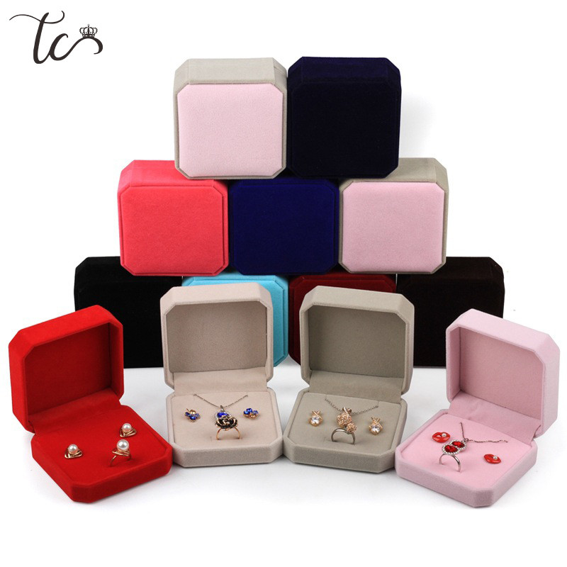 Papuošalų dovanų pakavimo dėžutė žiedų dėžutė daugiafunkcinė kostiumo dėžutė karolių laikiklis auskarų organizatorius ir pakuotės didmeninė prekyba