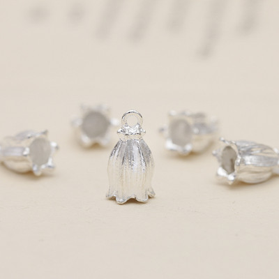 20 komada 7x16 mm čepovi s vrhom vrha kabela s kićankama Metalna ladica za cvijeće Konopac Stegnuti privjesak Privjesci Konektori za DIY izradu nakita Nalazi