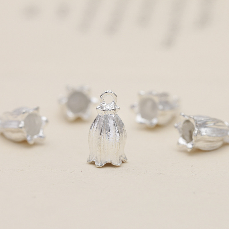 20 komada 7x16 mm čepovi s vrhom vrha kabela s kićankama Metalna ladica za cvijeće Konopac Stegnuti privjesak Privjesci Konektori za DIY izradu nakita Nalazi