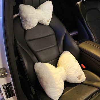Νέο Cartoon Flower βελούδινο Ζεστό μαλακό μαξιλάρι οσφυϊκής στήριξης Άνετο μαξιλάρι για τη μέση αυτοκινήτου