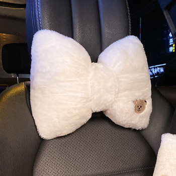 Νέο Cartoon Flower βελούδινο Ζεστό μαλακό μαξιλάρι οσφυϊκής στήριξης Άνετο μαξιλάρι για τη μέση αυτοκινήτου