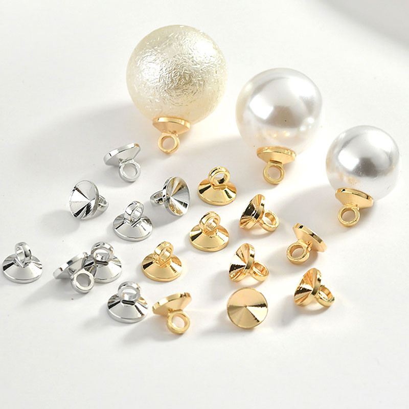 10-20 komada kupole od nehrđajućeg čelika u zlatnoj boji, biserni privjesak, konektor za privjesak, pristaje na 4/6/8/10 mm perle, nalazi za izradu nakita DIY