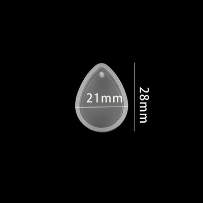 5 τεμάχια κρεμαστά καλούπια εποξειδικής ρητίνης Μικτού μεγέθους Χύτευση σιλικόνης καλούπια ρητίνης υπεριώδους ακτινοβολίας για κοσμήματα DIY Making Findings Supplies Αξεσουάρ