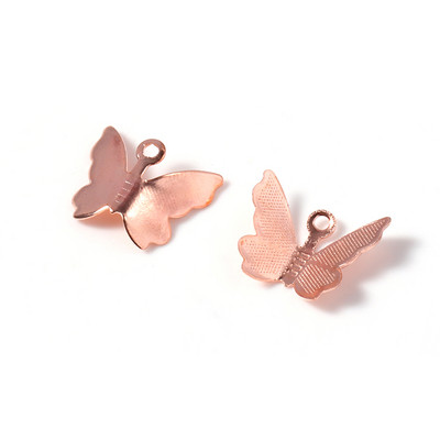 50/100kom 11x13mm Leptir privjesci Pozlaćeni filigranski omoti Pribor za izradu nakita DIY Ogrlica Narukvica