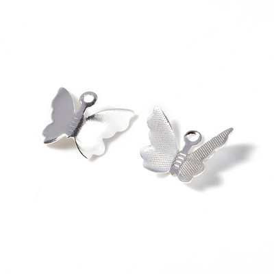 50/100kom 11x13mm Leptir privjesci Pozlaćeni filigranski omoti Pribor za izradu nakita DIY Ogrlica Narukvica