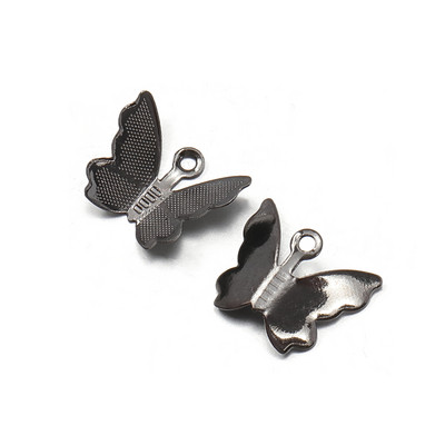 50/100kom 11x13mm Leptir privjesci Pozlaćeni filigranski omoti Pribor za izradu nakita DIY Ogrlica Narukvica