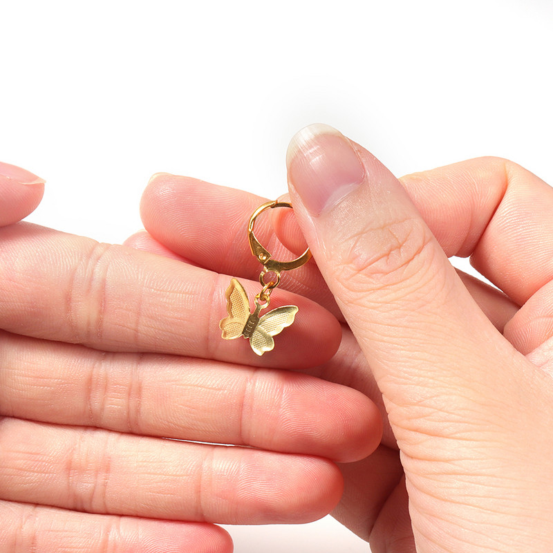 50/100kom 11x13mm Leptir privjesci Pozlaćeni filigranski omoti Pribor za izradu nakita DIY Ogrlica Narukvica