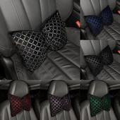 Värvilised rhinestones täis teemant vibusõlme mood sädelev auto interjööri kaunistused universaalne auto vöökoht kaela padi peatugi