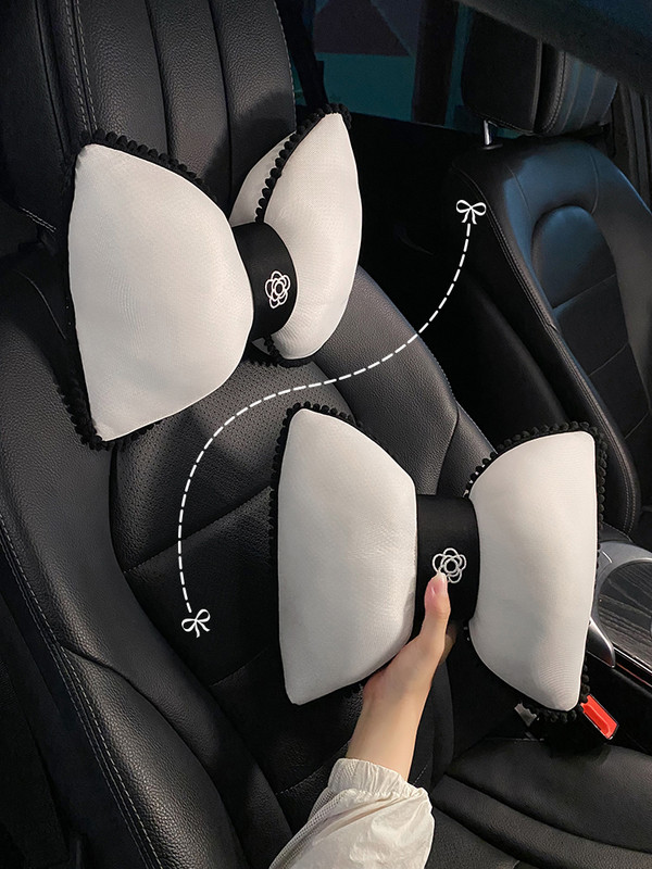 Crtani cvijet kamelije Novi dolazak Lumbalni pribor Automobilski jastuk za struk i vrat Naslon za glavu Jastuk Ukrasi za unutrašnjost