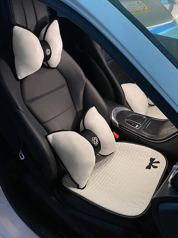 Crtani cvijet kamelije Novi dolazak Lumbalni pribor Automobilski jastuk za struk i vrat Naslon za glavu Jastuk Ukrasi za unutrašnjost