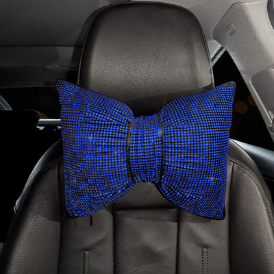 Šareni kamenčići s dijamantnom mašnom Modni svjetlucavi ukrasi za unutrašnjost automobila Univerzalni automobilski jastuk za oko struka Naslon za glavu