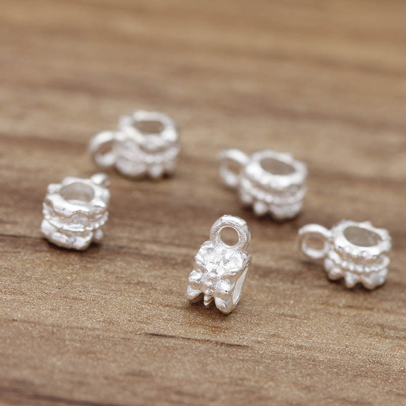 50 kom Tube Perle Bail Clips Zlatna boja Spacer Bead Charms Privjesak Kuka Kopče za Diy Izrada nakita Narukvica Ogrlica Nalazi