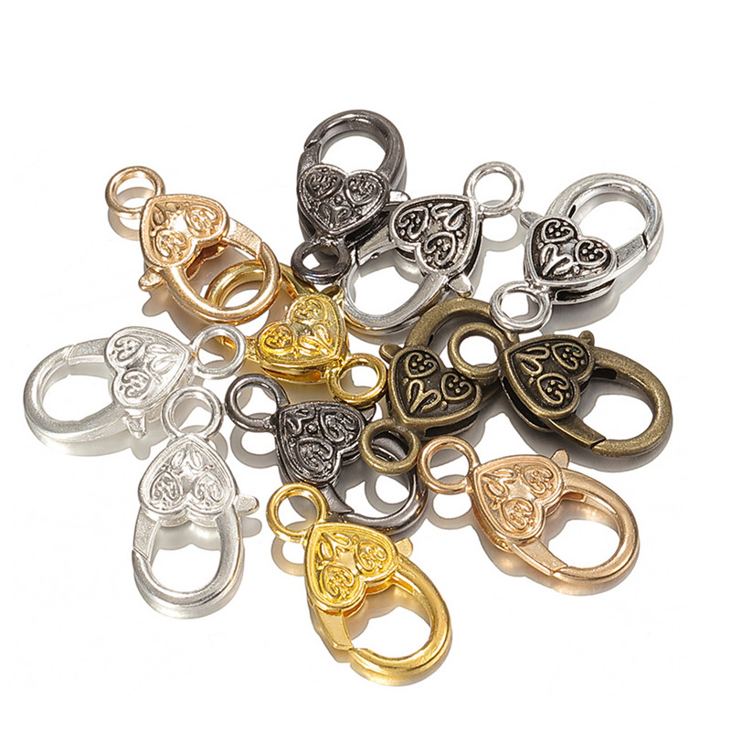 10 komada 26x15 mm Big Lobster kopče Heart Hook Diy dodaci za izradu nakita Ogrlica Narukvica Privjesak Konektor Nalazi